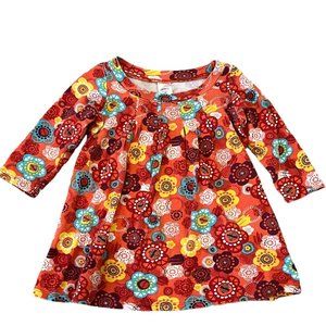 Zutano 2T Baby Girls Doily Print Multi Color Dress